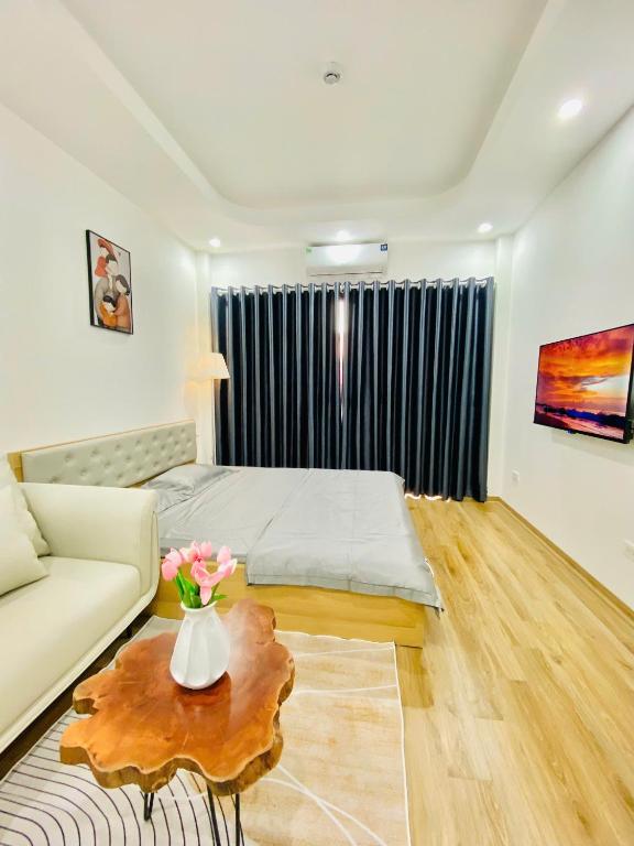 Posezení v ubytování Happy Nest Home - Long Bien