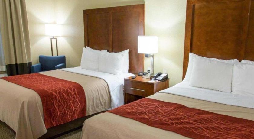 Comfort Inn DFW Airport Northにあるベッド