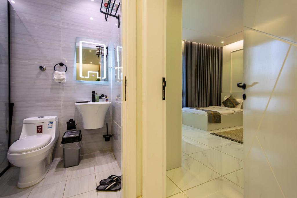 Koupelna v ubytování شقة الياسمين 1 Alyasmin Residence