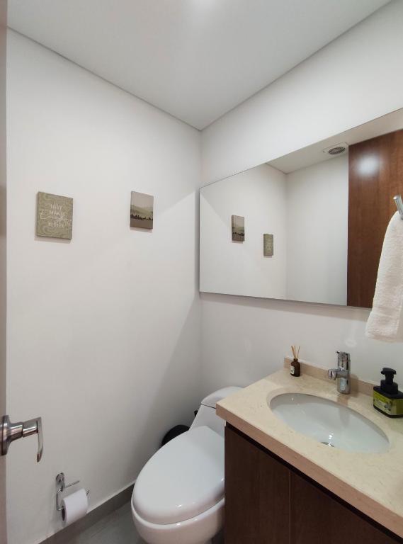 Koupelna v ubytování Apartamento Moderno Centro Internacional 2 Ambientes