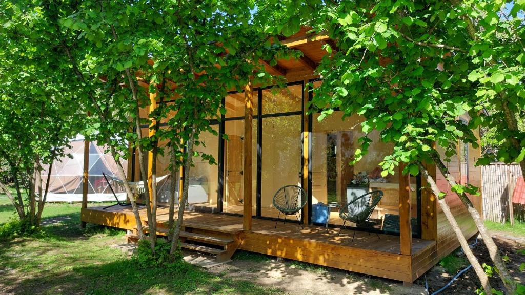 Zahrada ubytování Dumbo Eco Camp