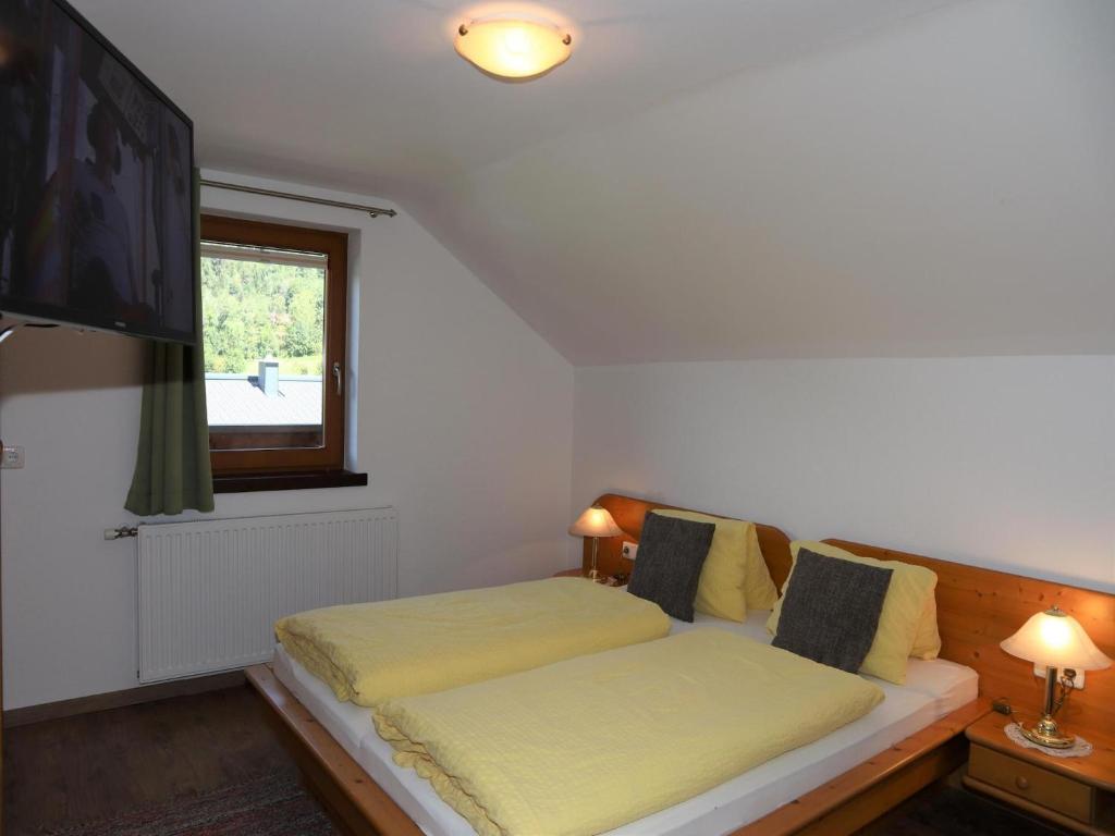Posteľ alebo postele v izbe v ubytovaní Flat in Krimml with a balcony