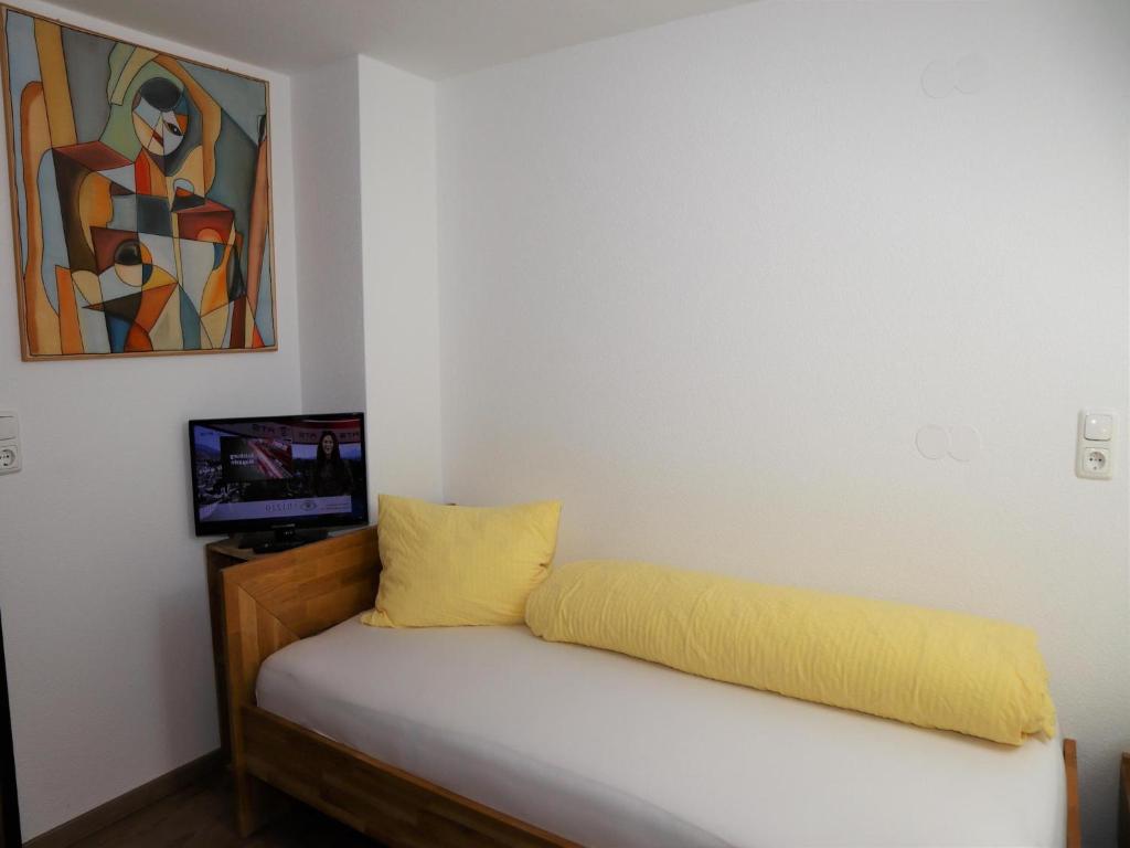 Posteľ alebo postele v izbe v ubytovaní Flat in Krimml with a balcony
