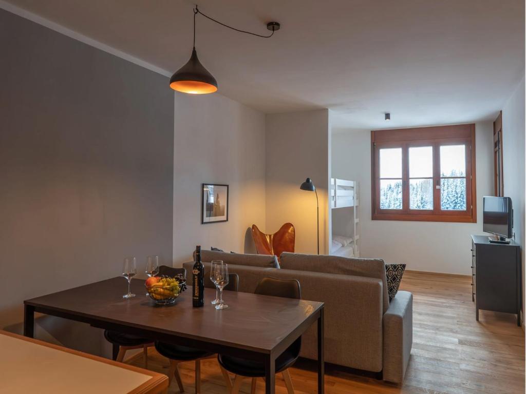 Posezení v ubytování Holiday apartment Gerlitzen - top location!