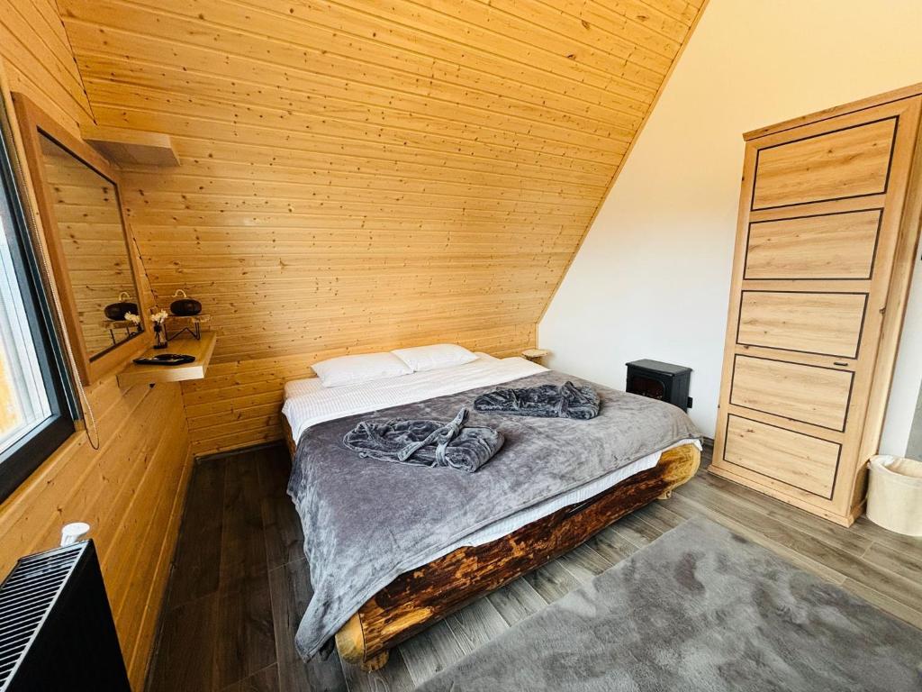 Postel nebo postele na pokoji v ubytování Cabana MIYA