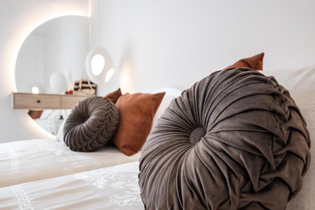 Posteľ alebo postele v izbe v ubytovaní Birbas Hotel