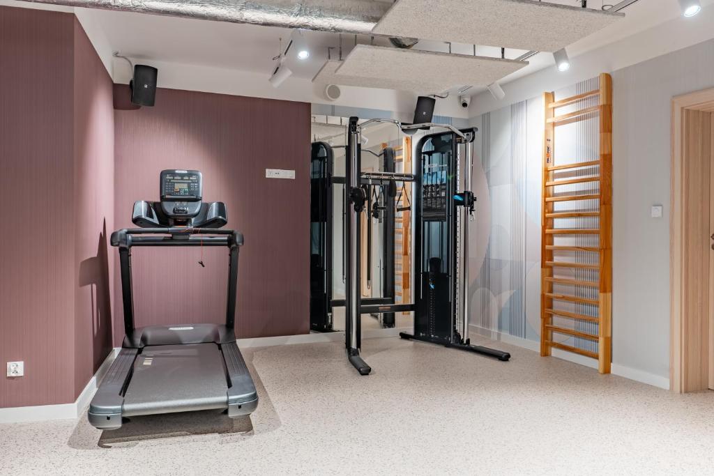 Fitness centrum a/nebo fitness zařízení v ubytování Noli Gdansk Riverside