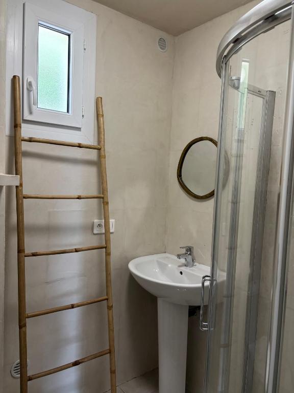 Koupelna v ubytování Propriété Malva appartement margherita