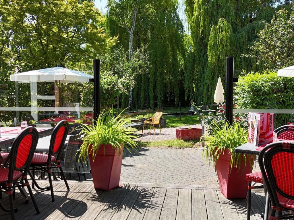 Zahrada ubytování ibis Metz Nord