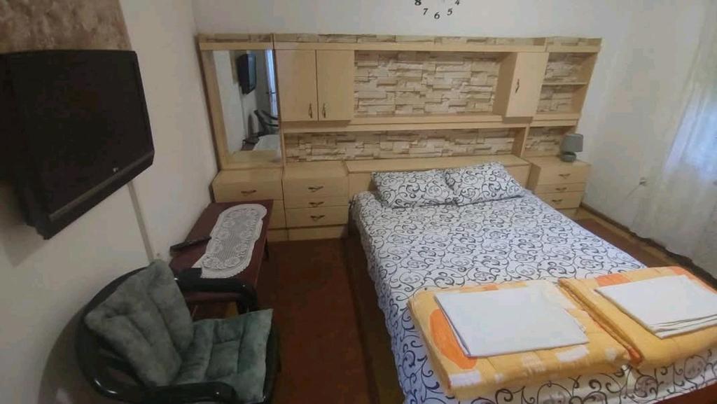 Postel nebo postele na pokoji v ubytování Soba Soko