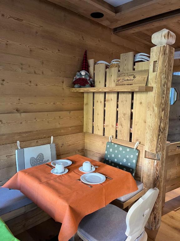 Posezení v ubytování Garni al Barance