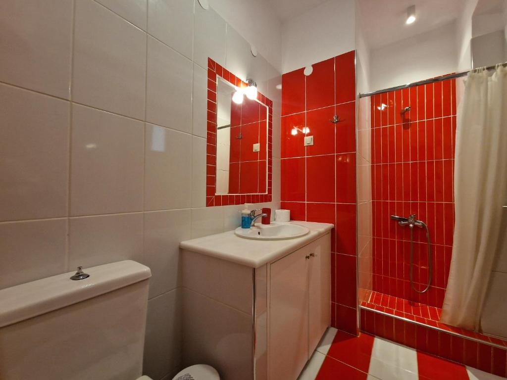 Kúpeľňa v ubytovaní Casa Matina