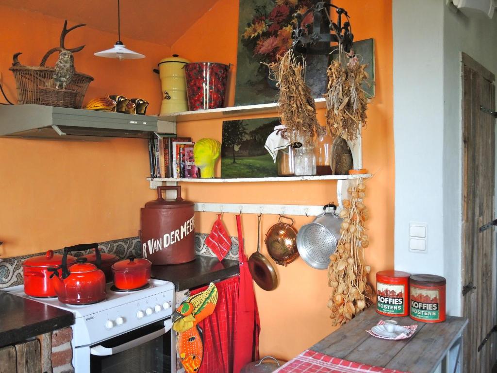 Kuchyň nebo kuchyňský kout v ubytování Holiday Home Stilleven