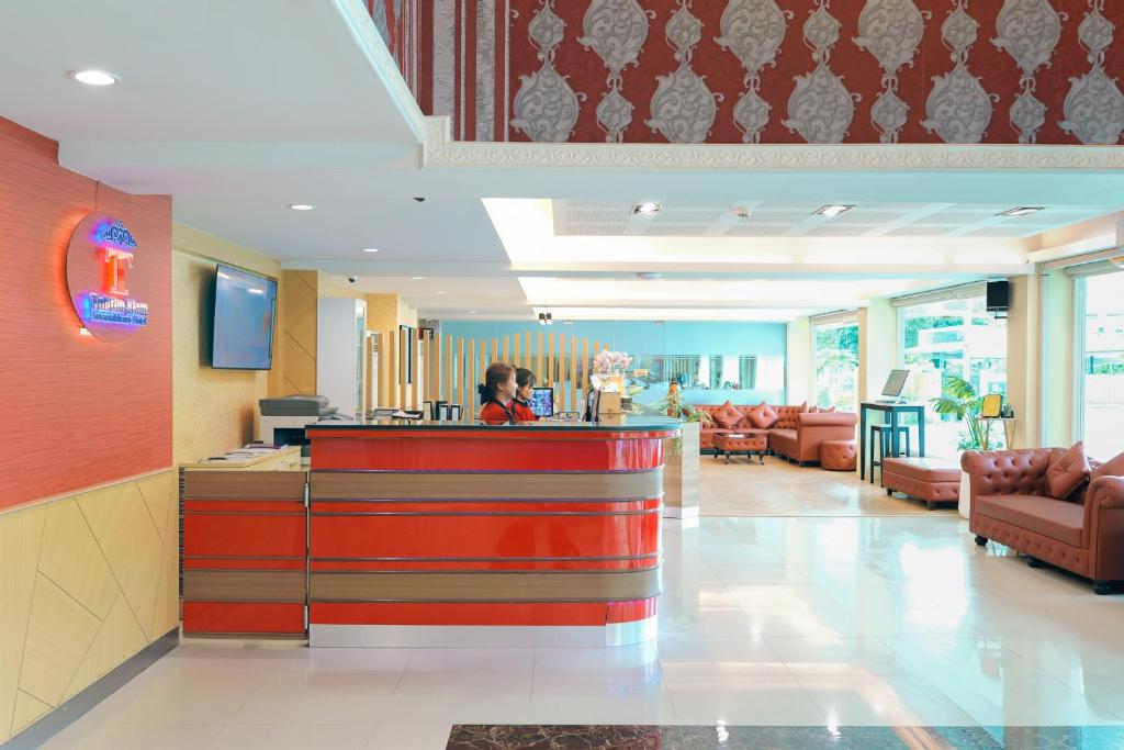 Posezení v ubytování Tubtim Siam Suvarnabhumi Hotel