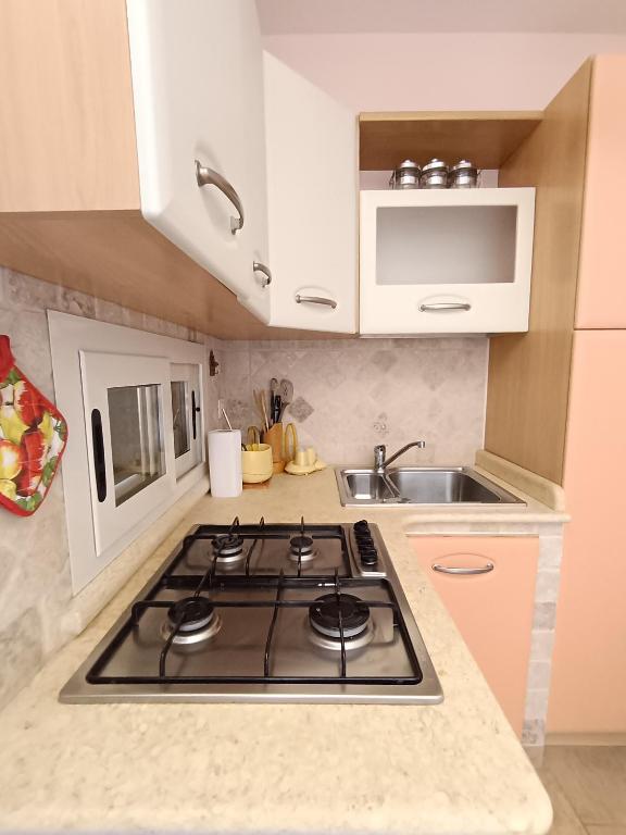 Kuchyň nebo kuchyňský kout v ubytování Torre Pali House