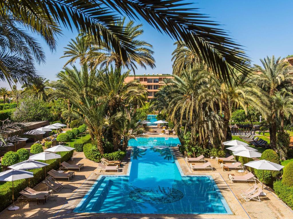 Bazén v ubytování Sofitel Marrakech Palais Impérial & Spa nebo v jeho okolí