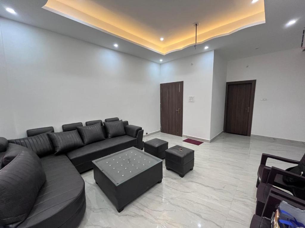 Posezení v ubytování Hridayam Kashi Homestay