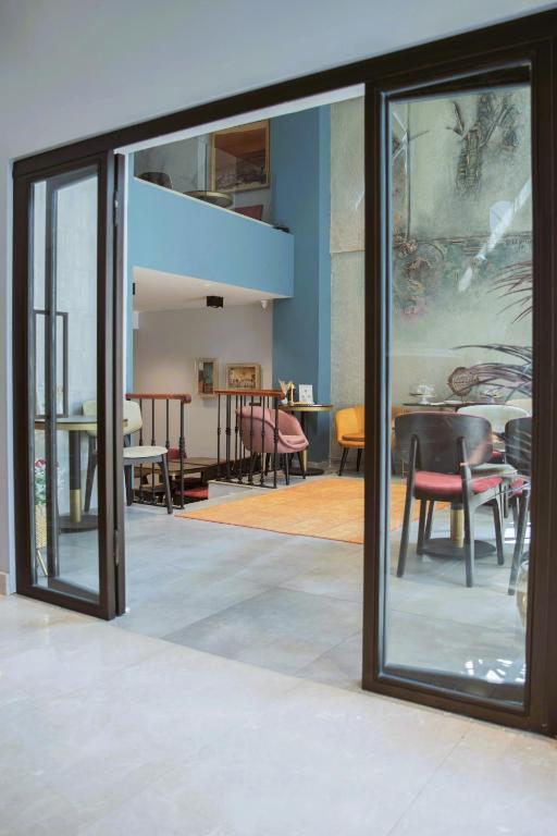 Posezení v ubytování Smart and Simple Hotel Karakoy