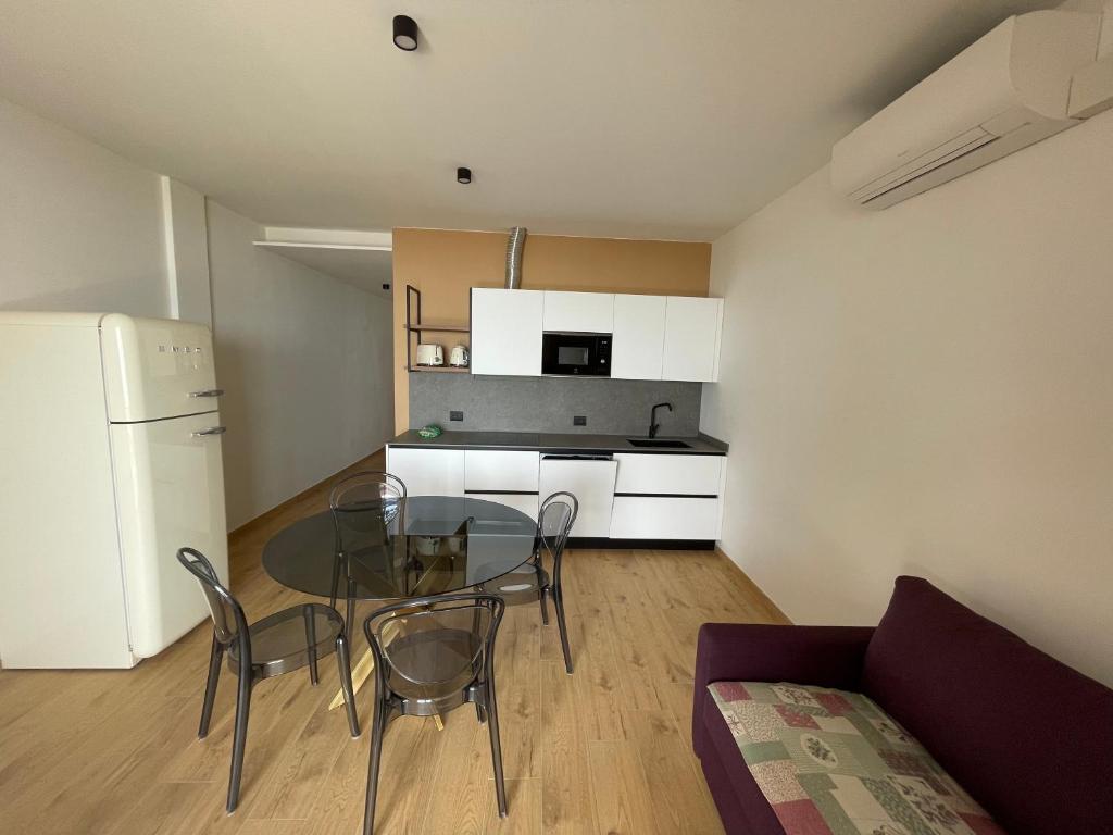 Kuchyň nebo kuchyňský kout v ubytování Residence Mirabel