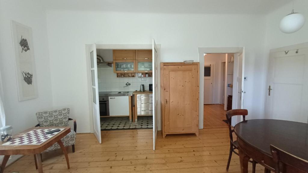 Kuchyň nebo kuchyňský kout v ubytování Green Point