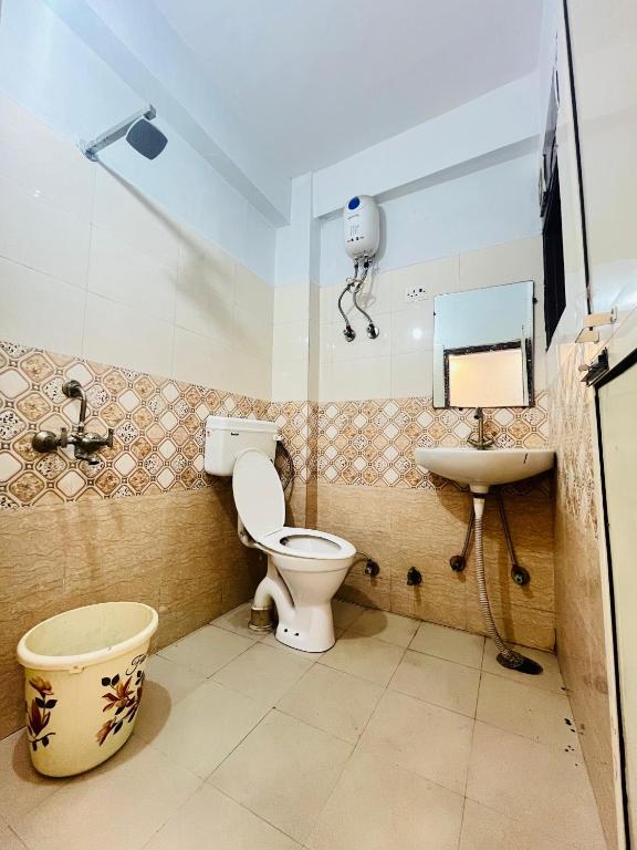 Koupelna v ubytování Hotel Diamond - Mayur Vihar