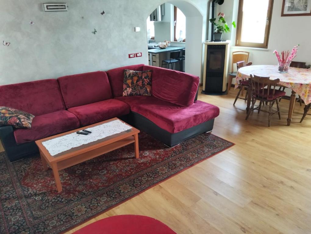 Posezení v ubytování Casa AgriBon