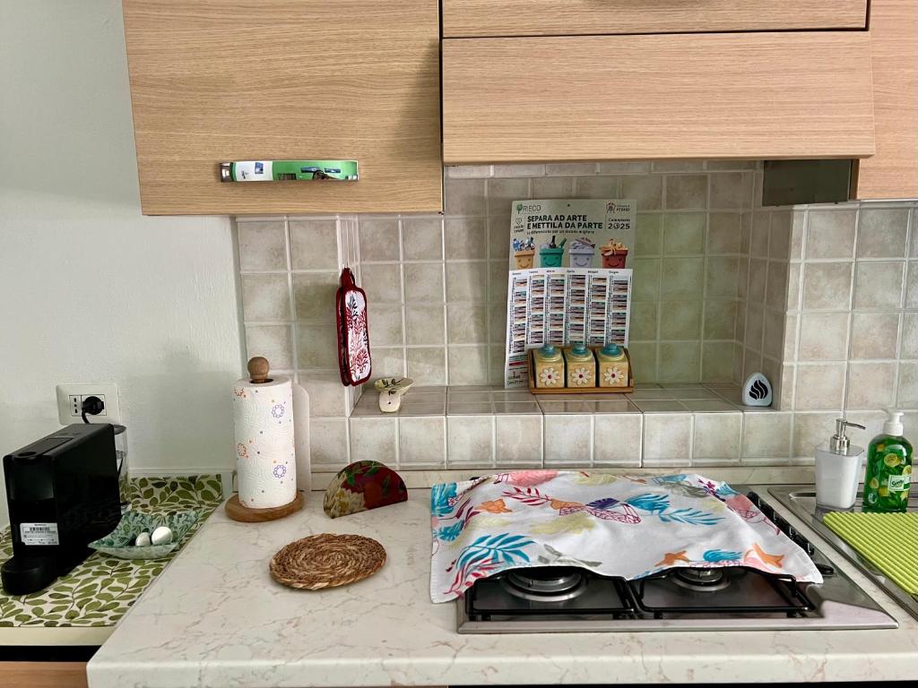 Dapur atau dapur kecil di La casa di ElPsi