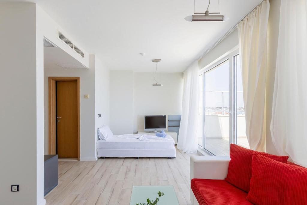Posezení v ubytování APOLONIS hotel