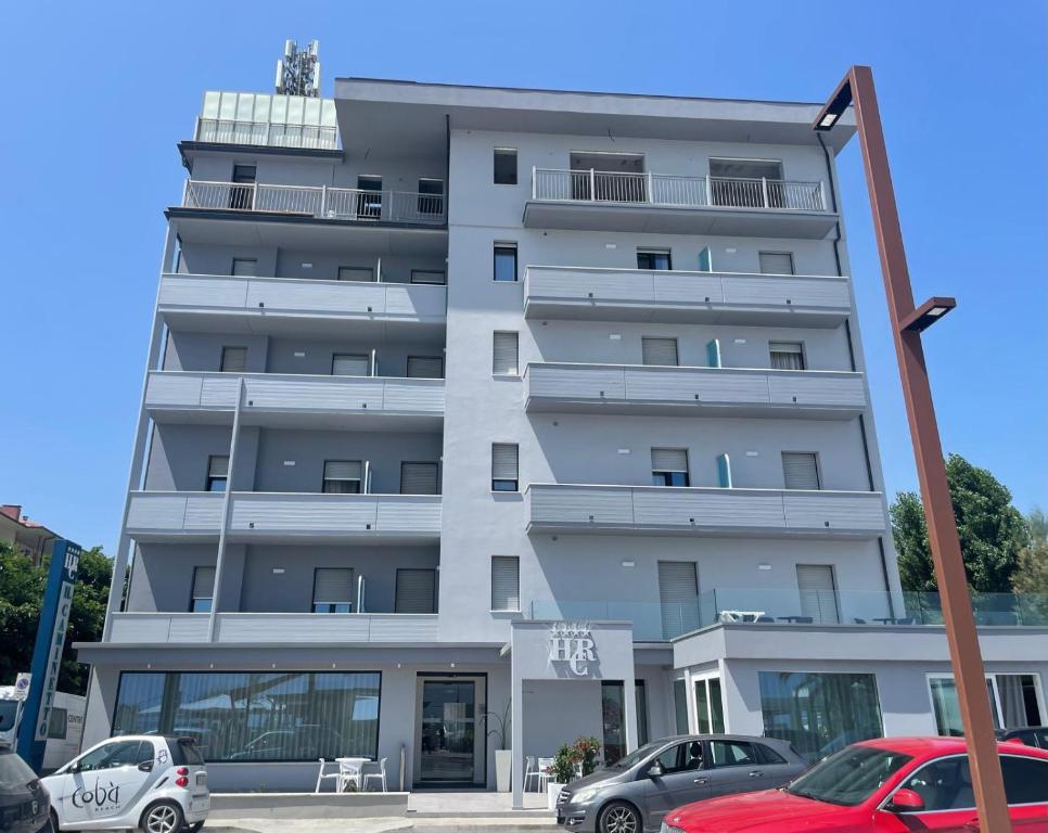 Budynek, w którym mieści się hotel