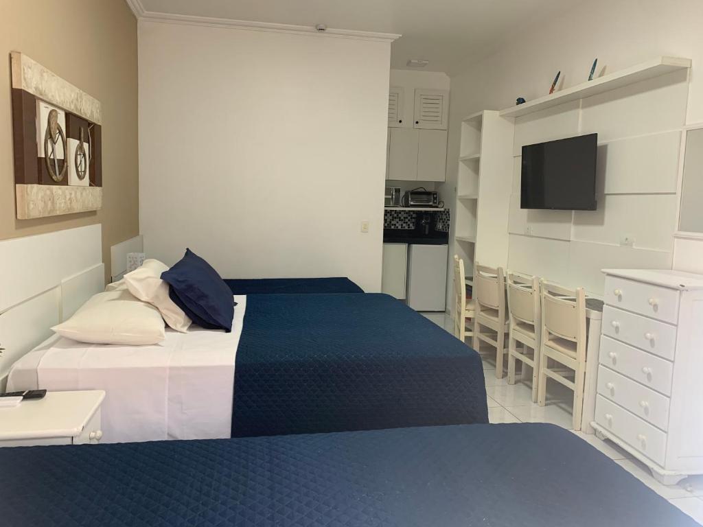 Postel nebo postele na pokoji v ubytování AMARÍLIS RIVIERA-Studio 111