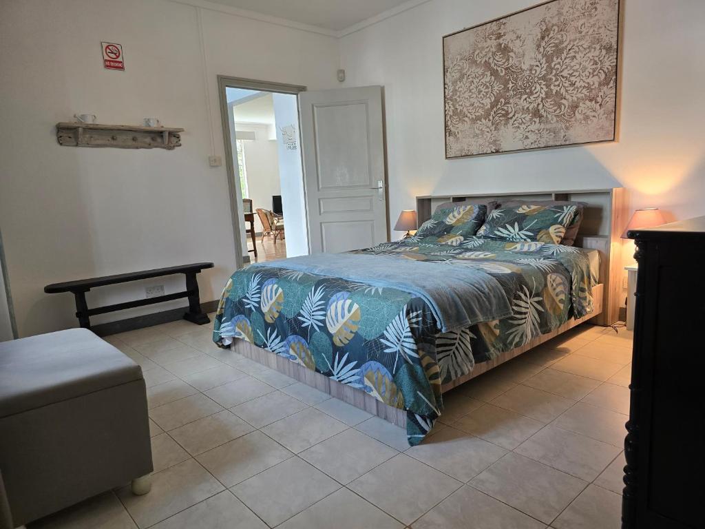 Letto o letti in una camera di Lazy Tilapia