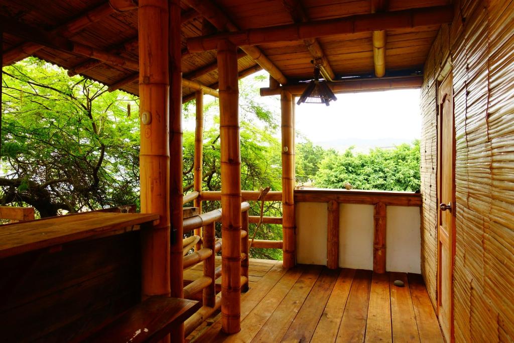 Balkón nebo terasa v ubytování hostal Monte Libano