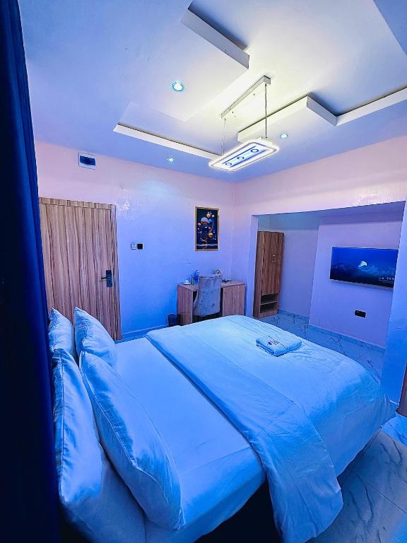 Postel nebo postele na pokoji v ubytování Hotel AREX