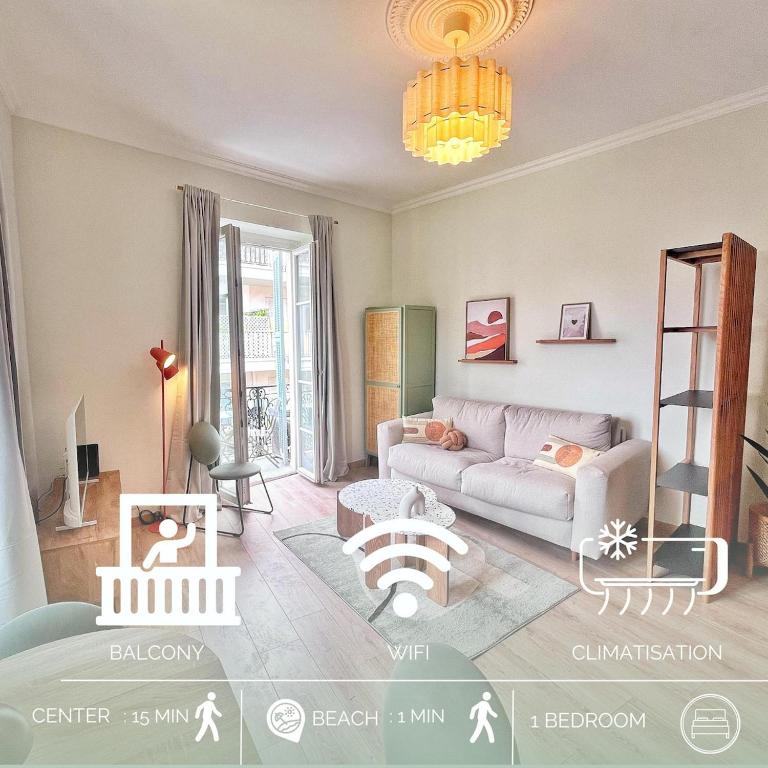 Ref 119 - Slow Riviera T2 - Rue de France