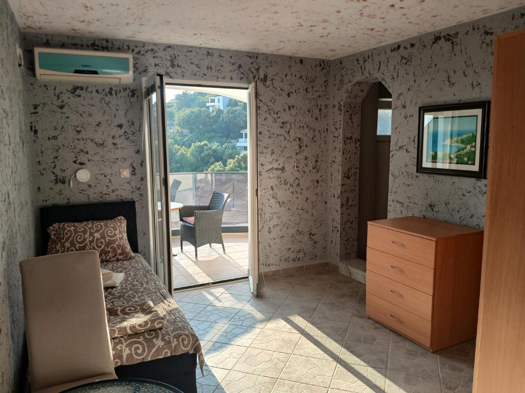 Posezení v ubytování Apartments Mekic