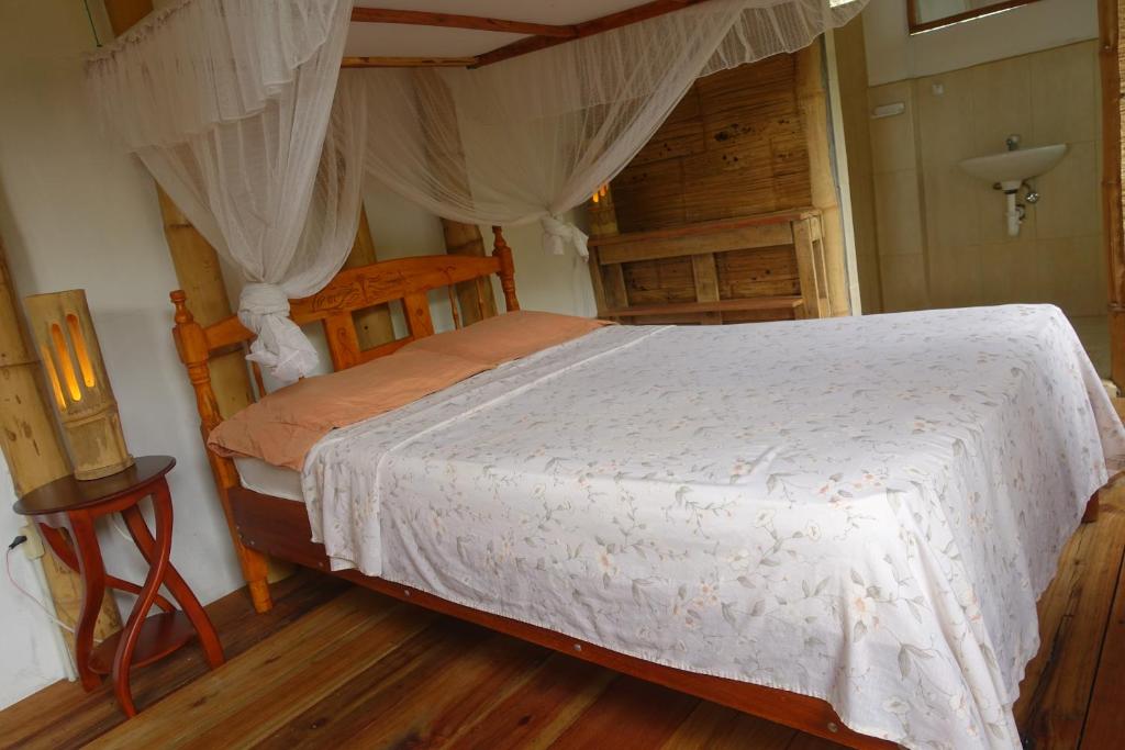 Postel nebo postele na pokoji v ubytování hostal Monte Libano