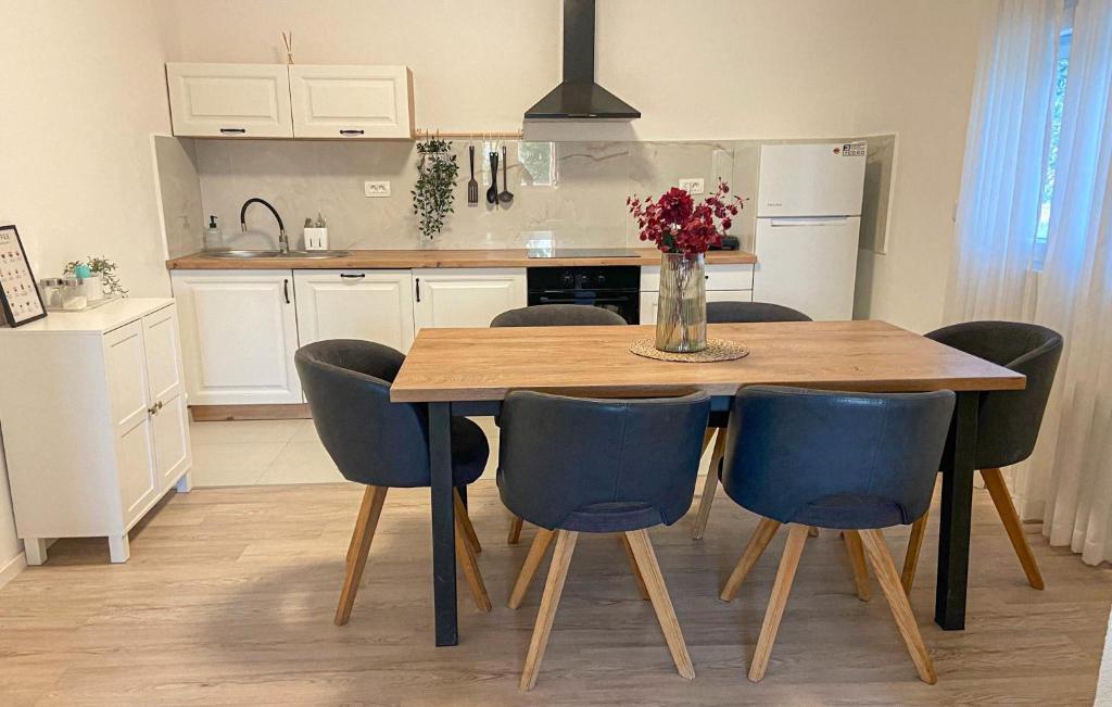 Kuchyň nebo kuchyňský kout v ubytování Ivano & Franko apartments