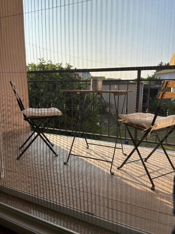 Balkón nebo terasa v ubytování Apartment KIM
