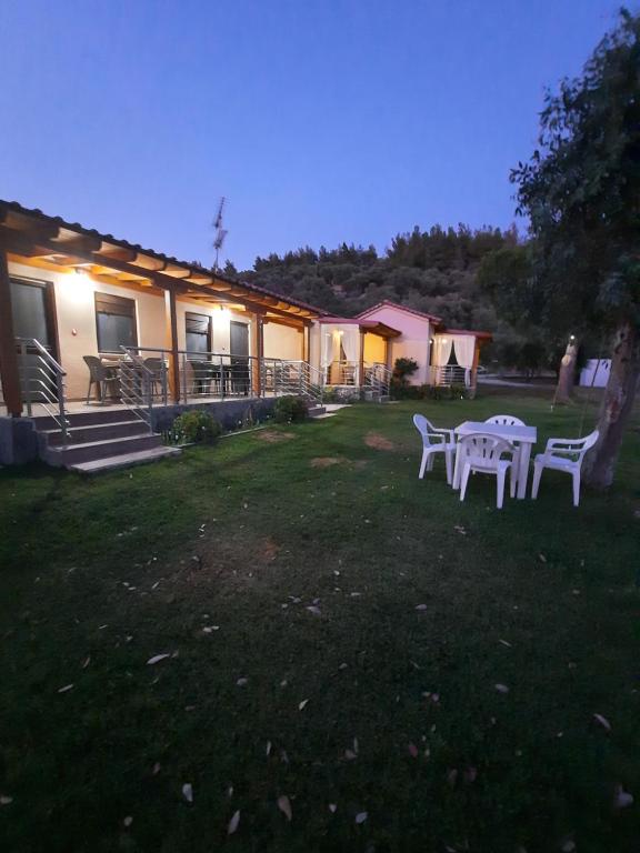 Zahrada ubytování Bungalows anestis