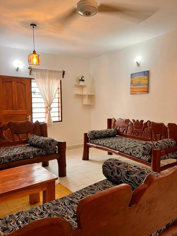 Posezení v ubytování Honeydream Villa