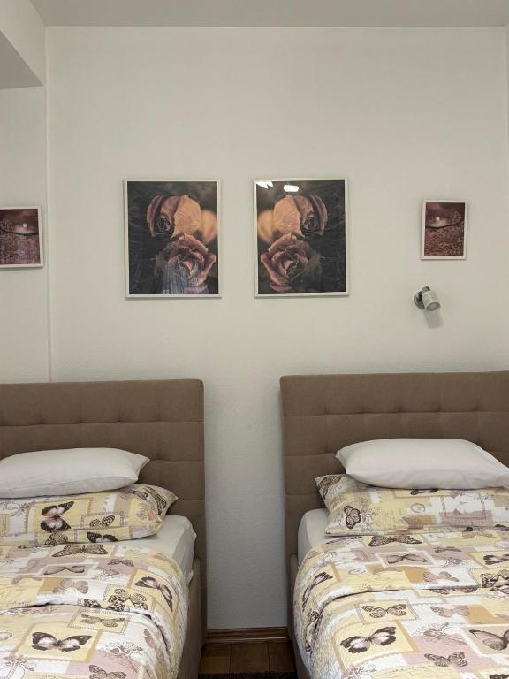 Postel nebo postele na pokoji v ubytování Bed & Breakfast Sjaj
