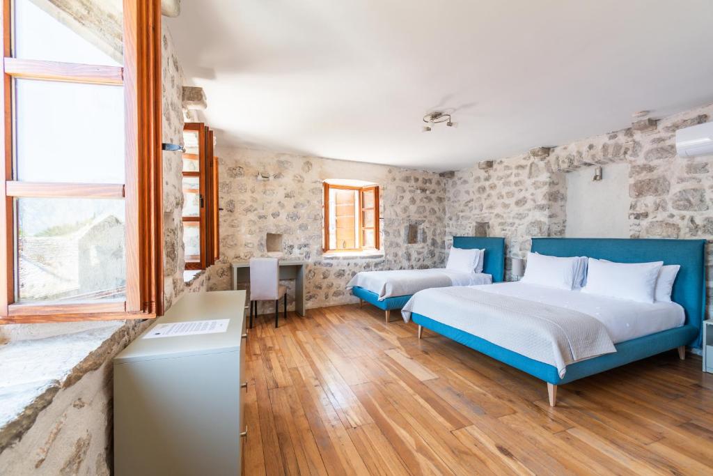 Postel nebo postele na pokoji v ubytování GuestHouse Mrshe Palace