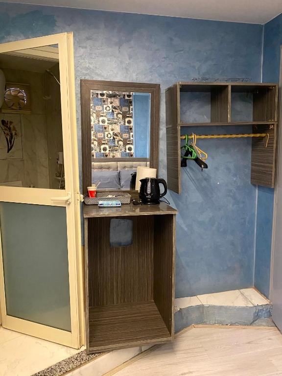 Kuchyň nebo kuchyňský kout v ubytování Sunset Hostel