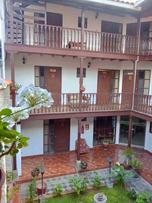Balkón nebo terasa v ubytování Hostal Catequil