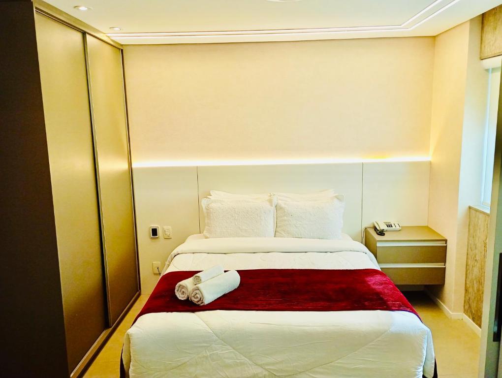 Ένα ή περισσότερα κρεβάτια σε δωμάτιο στο Hotel Ml Jd Europa