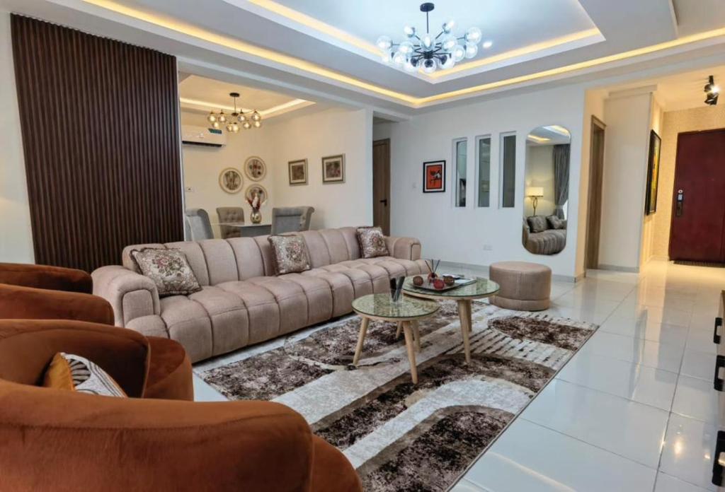 Posezení v ubytování Luxe Haven