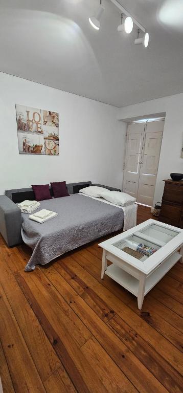 Postel nebo postele na pokoji v ubytování São José spot