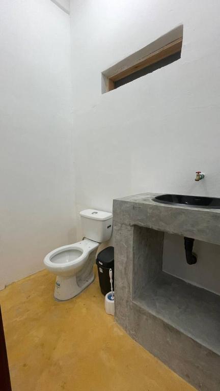 Koupelna v ubytování Casa Ícaro