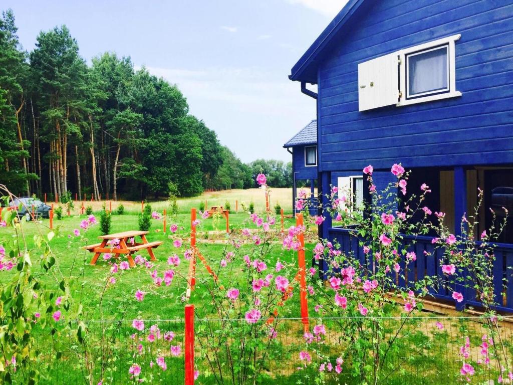 Vonkajšia záhrada v ubytovaní holiday home in Nowe Warpno