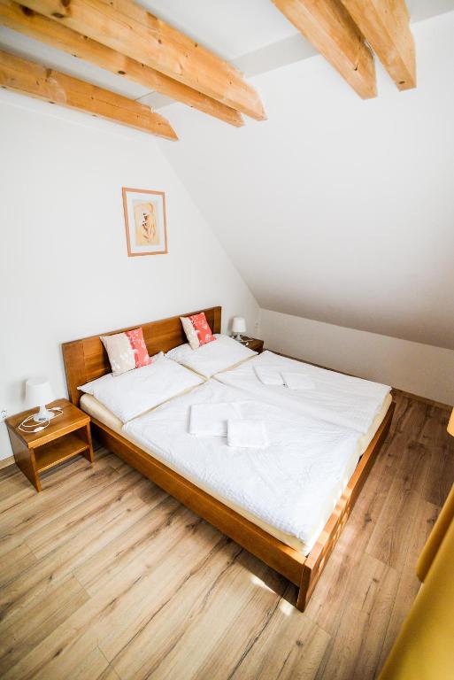 Postel nebo postele na pokoji v ubytování Dueta Apartment